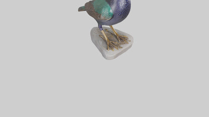 European Starling statue model 3D model
