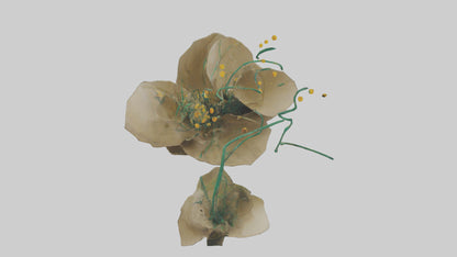 EverGrowing Flower Sculpture model 3D model