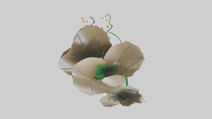 EverGrowing Flower Sculpture model 3D model