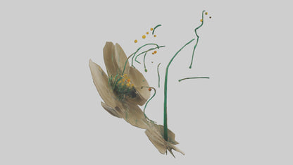 EverGrowing Flower Sculpture model 3D model