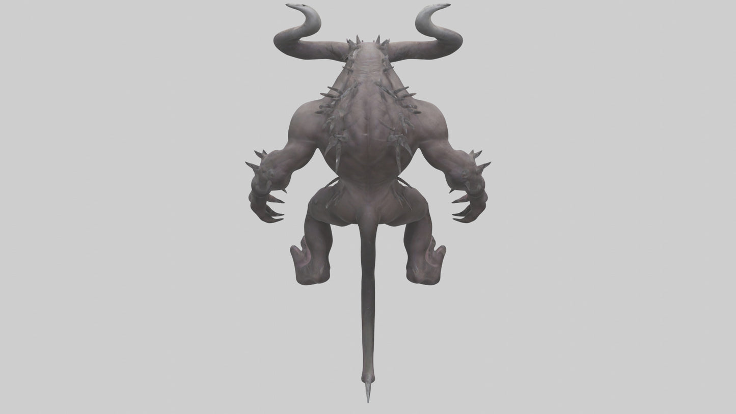 3D model Evil beast model VR / AR / low-poly