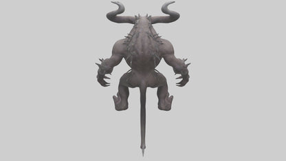 3D model Evil beast model VR / AR / low-poly