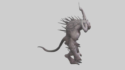 3D model Evil beast model VR / AR / low-poly