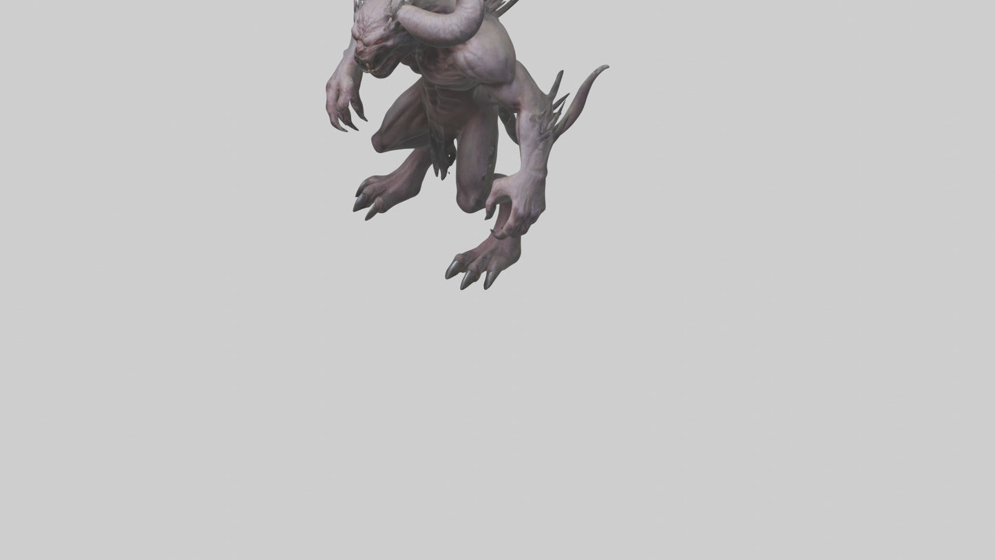 3D model Evil beast model VR / AR / low-poly