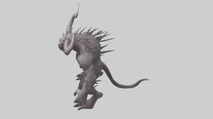 3D model Evil beast model VR / AR / low-poly