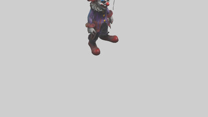Evil clown model VR / AR / low-poly