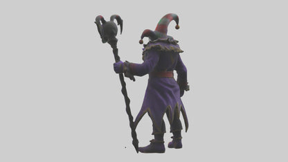 Evil jester model 3D model