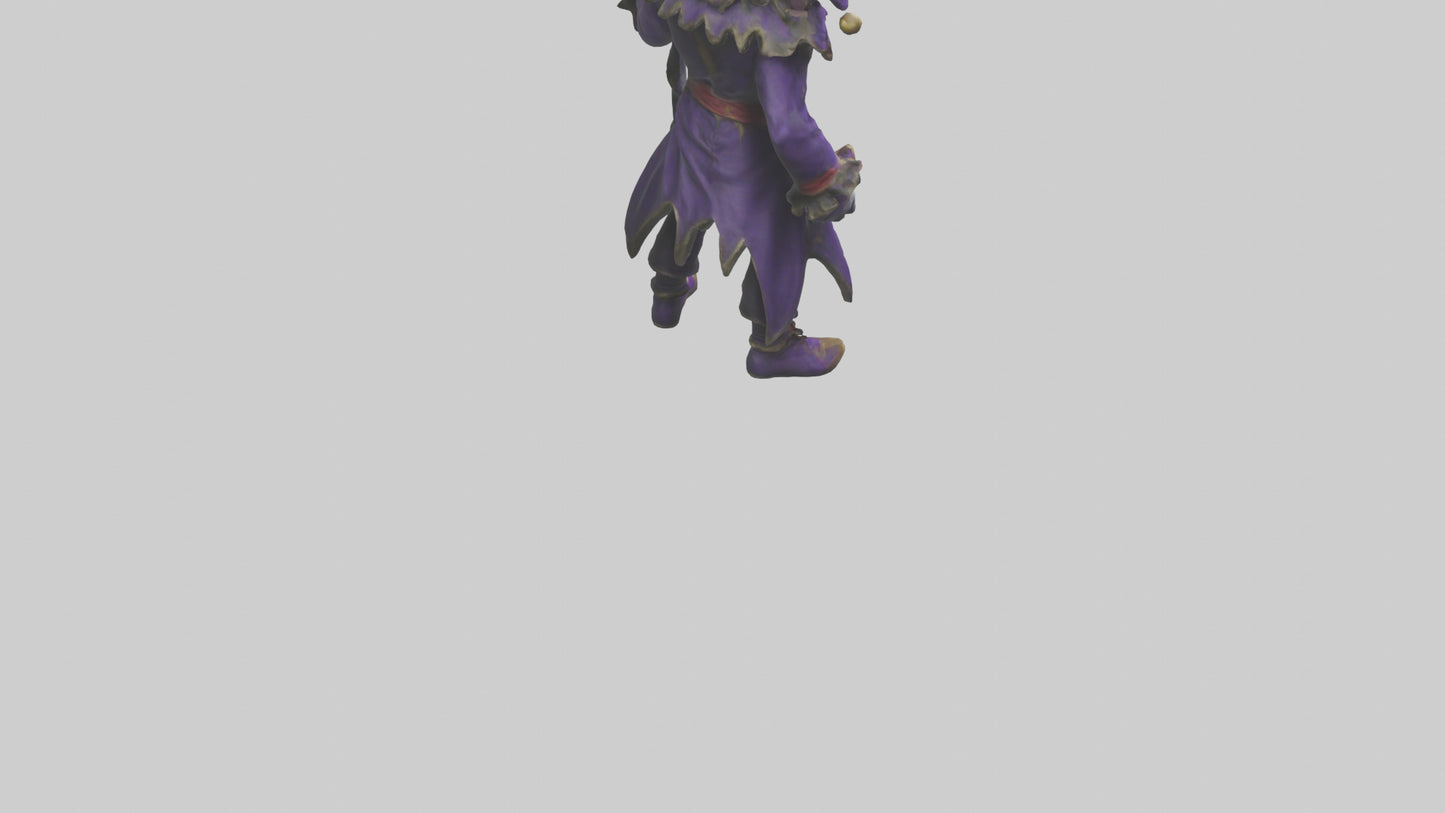 Evil jester model 3D model