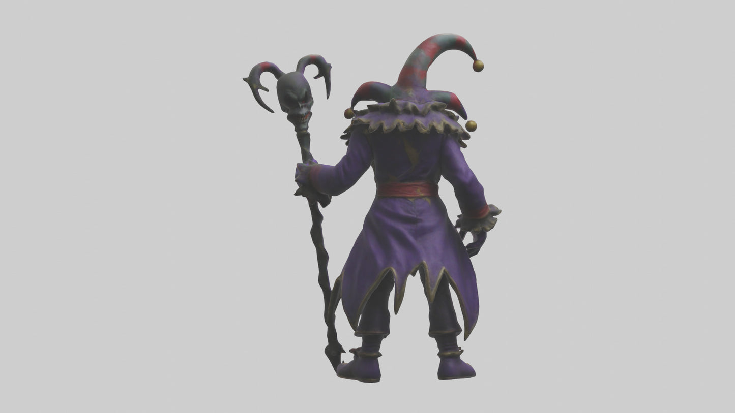 Evil jester model 3D model