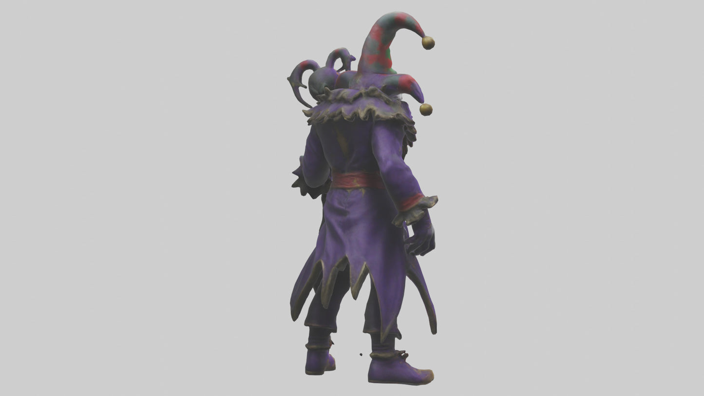 Evil jester model 3D model
