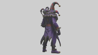 Evil jester model 3D model