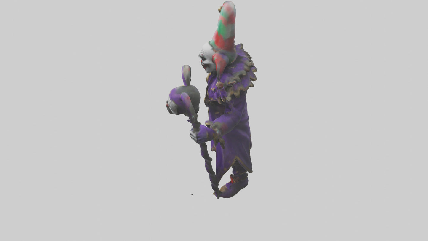Evil jester model 3D model