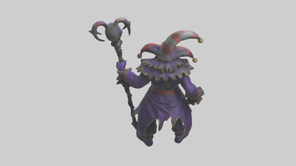 Evil jester model 3D model