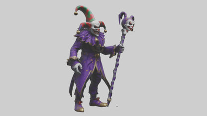 Evil jester model 3D model