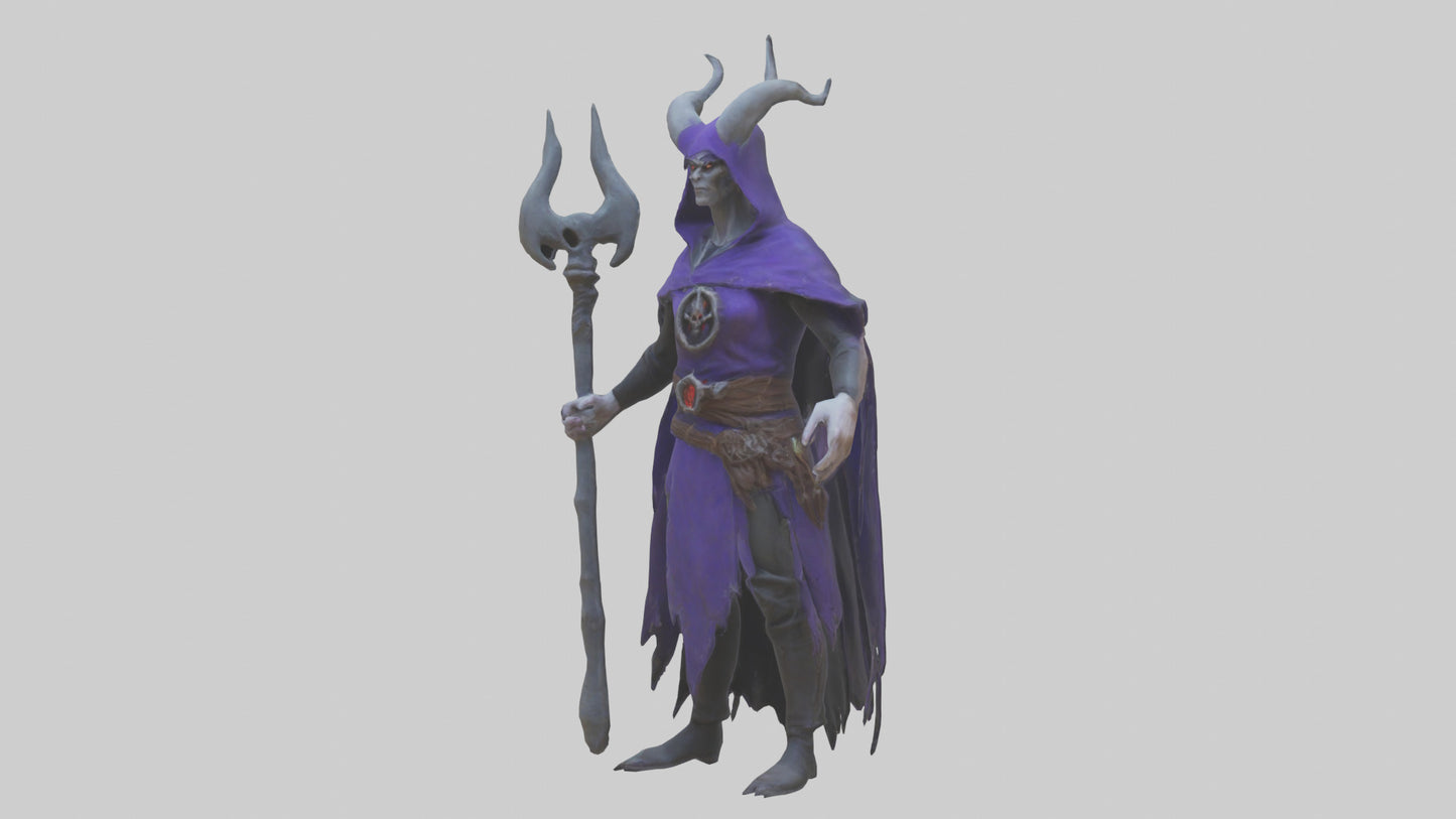 Evil mage model 3D model
