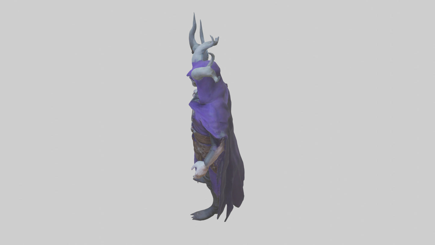 Evil mage model 3D model