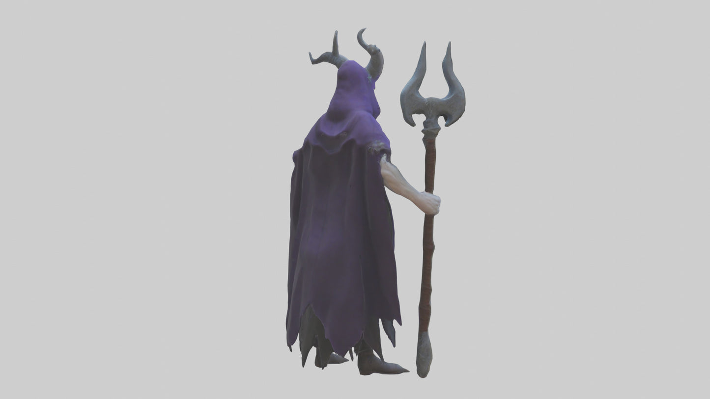 Evil mage model 3D model