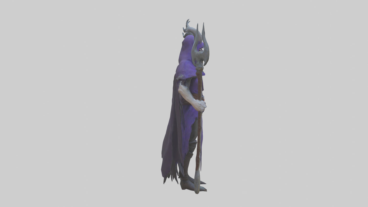 Evil mage model 3D model