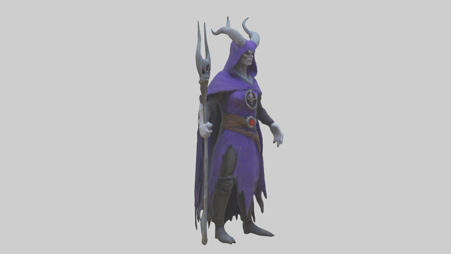 Evil mage model 3D model