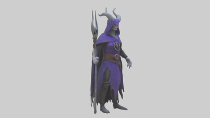 Evil mage model 3D model