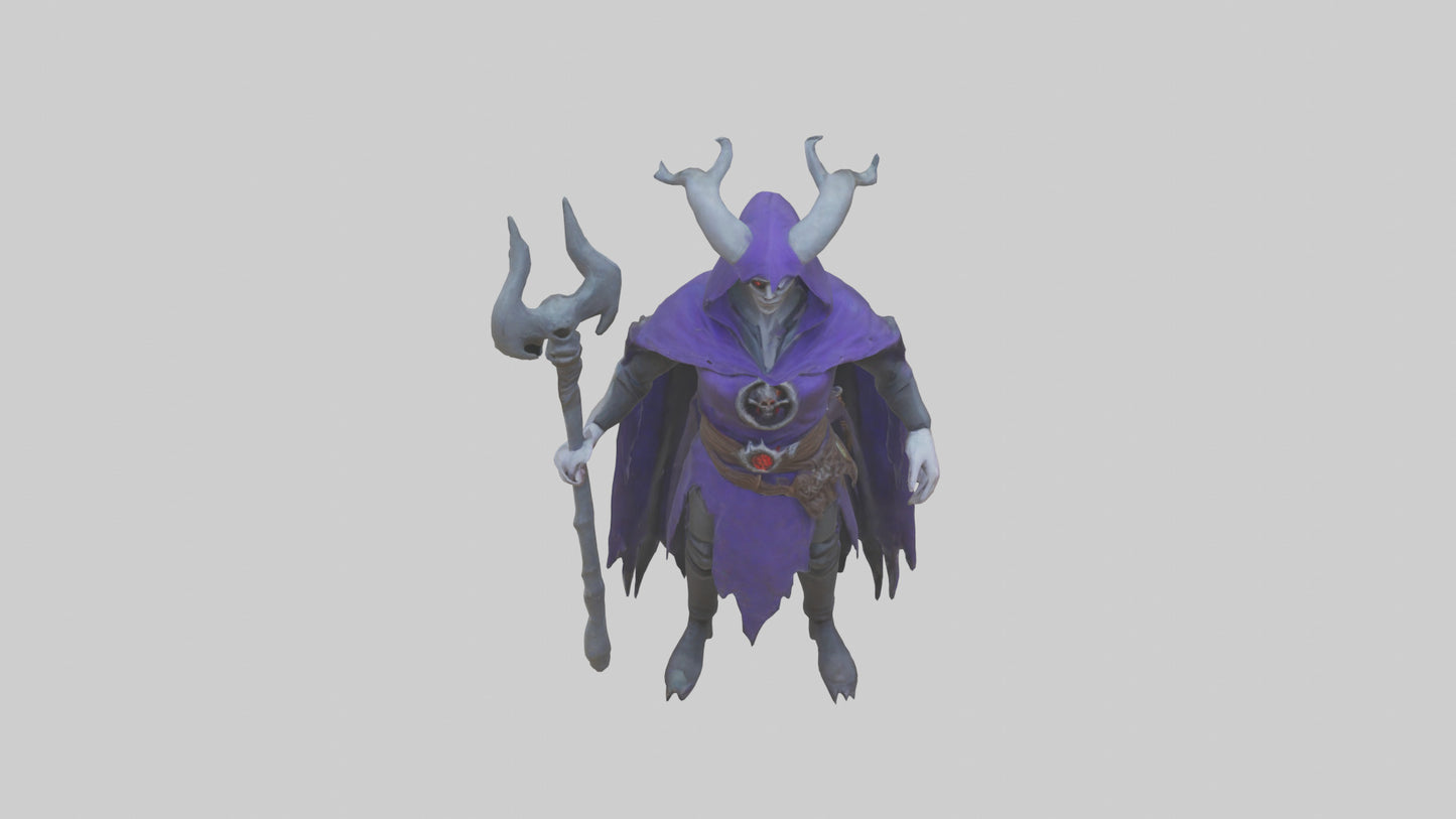 Evil mage model 3D model