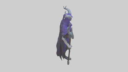 Evil mage model 3D model