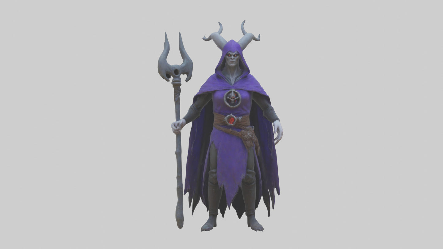 Evil mage model 3D model