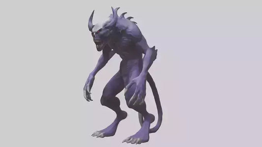 Evil shapeshifter model VR / AR / low-poly