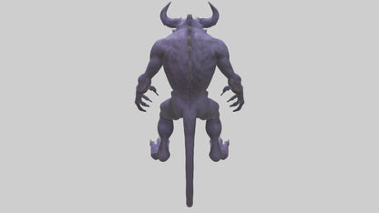 Evil shapeshifter model VR / AR / low-poly