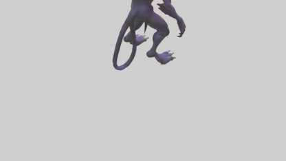Evil shapeshifter model VR / AR / low-poly