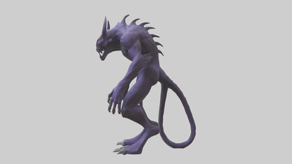Evil shapeshifter model VR / AR / low-poly