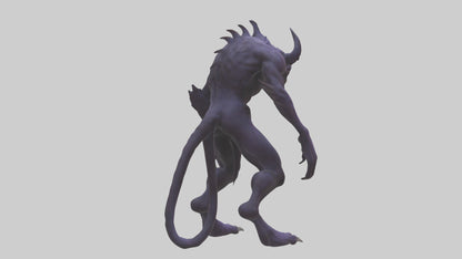 Evil shapeshifter model VR / AR / low-poly