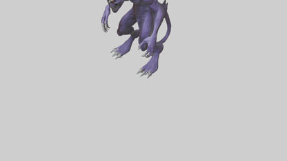 Evil shapeshifter model VR / AR / low-poly