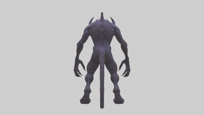Evil shapeshifter model VR / AR / low-poly