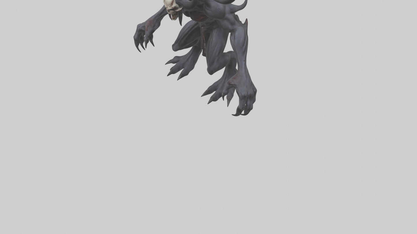 3D model Evil spawn model VR / AR / low-poly