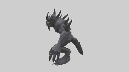 3D model Evil spawn model VR / AR / low-poly