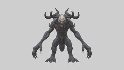 3D model Evil spawn model VR / AR / low-poly