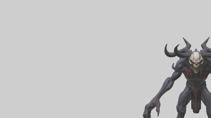 3D model Evil spawn model VR / AR / low-poly