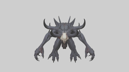 3D model Evil spawn model VR / AR / low-poly