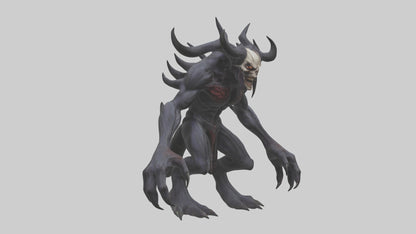 3D model Evil spawn model VR / AR / low-poly