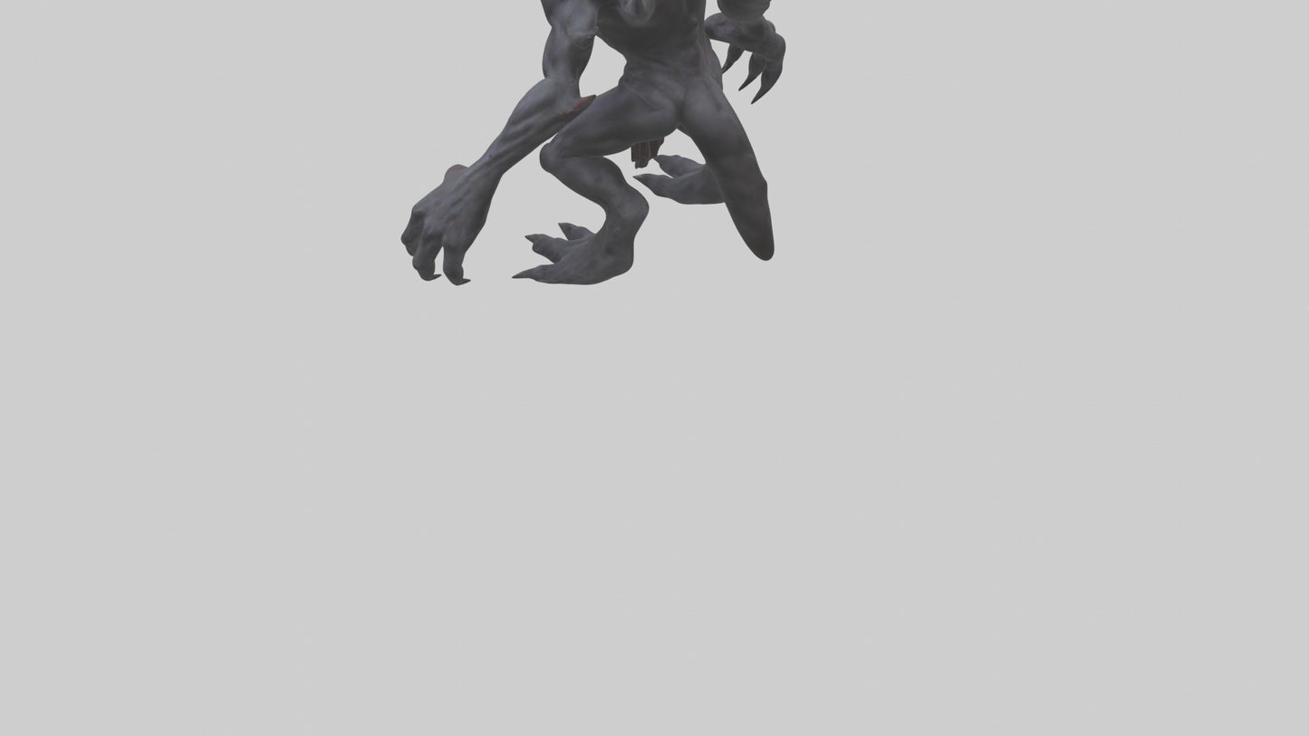 3D model Evil spawn model VR / AR / low-poly