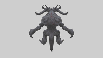 3D model Evil spawn model VR / AR / low-poly