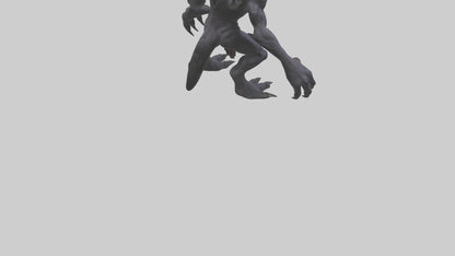 3D model Evil spawn model VR / AR / low-poly