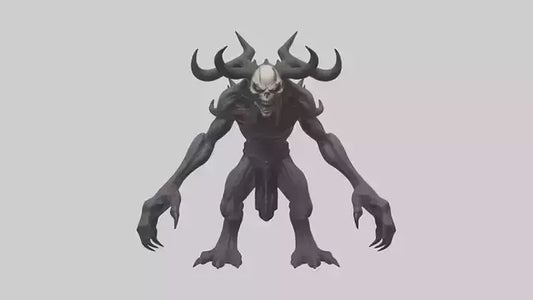 3D model Evil spawn model VR / AR / low-poly