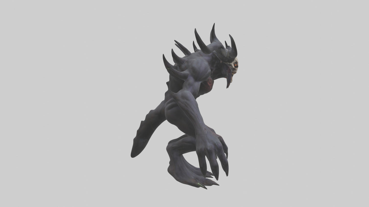 3D model Evil spawn model VR / AR / low-poly