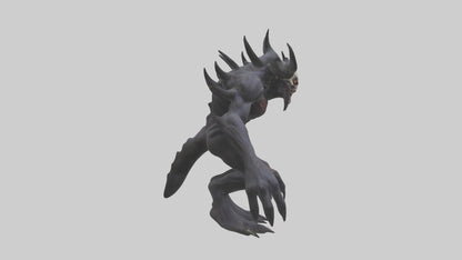 3D model Evil spawn model VR / AR / low-poly