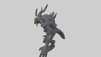 3D model Evil spawn model VR / AR / low-poly