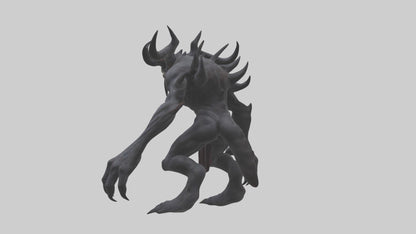 3D model Evil spawn model VR / AR / low-poly