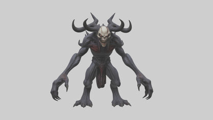 3D model Evil spawn model VR / AR / low-poly
