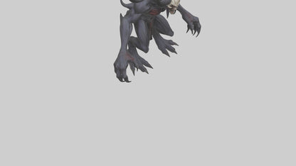 3D model Evil spawn model VR / AR / low-poly